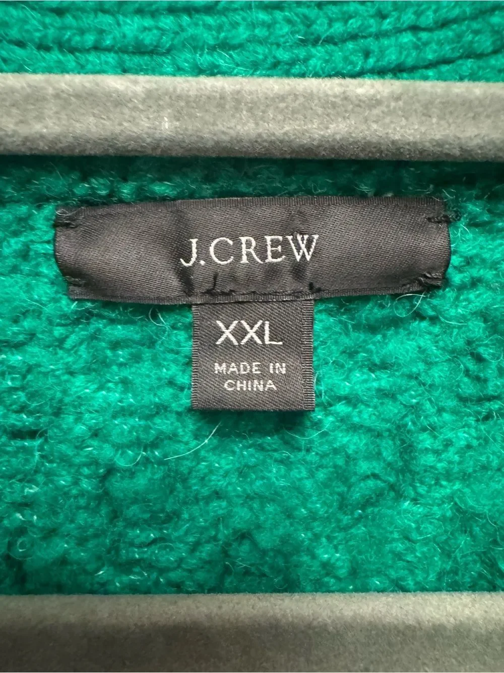 J. Crew Oversized Cable Knit Stretch Cardigan Alpaca Wool XXL
